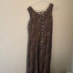 Brown Polka Dot Dress
